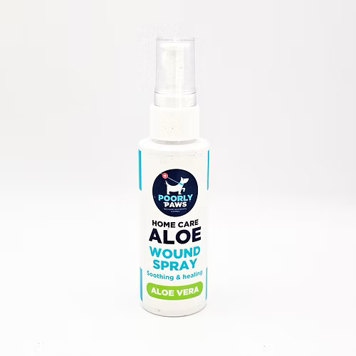Poorly Paws Aloe Vera Wound Spray, 100ml