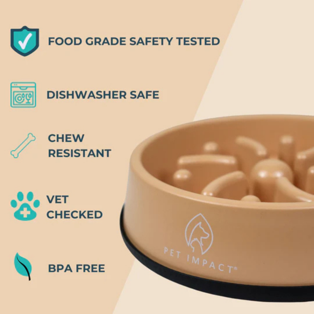 Slow Feeder Enrichment Bowl