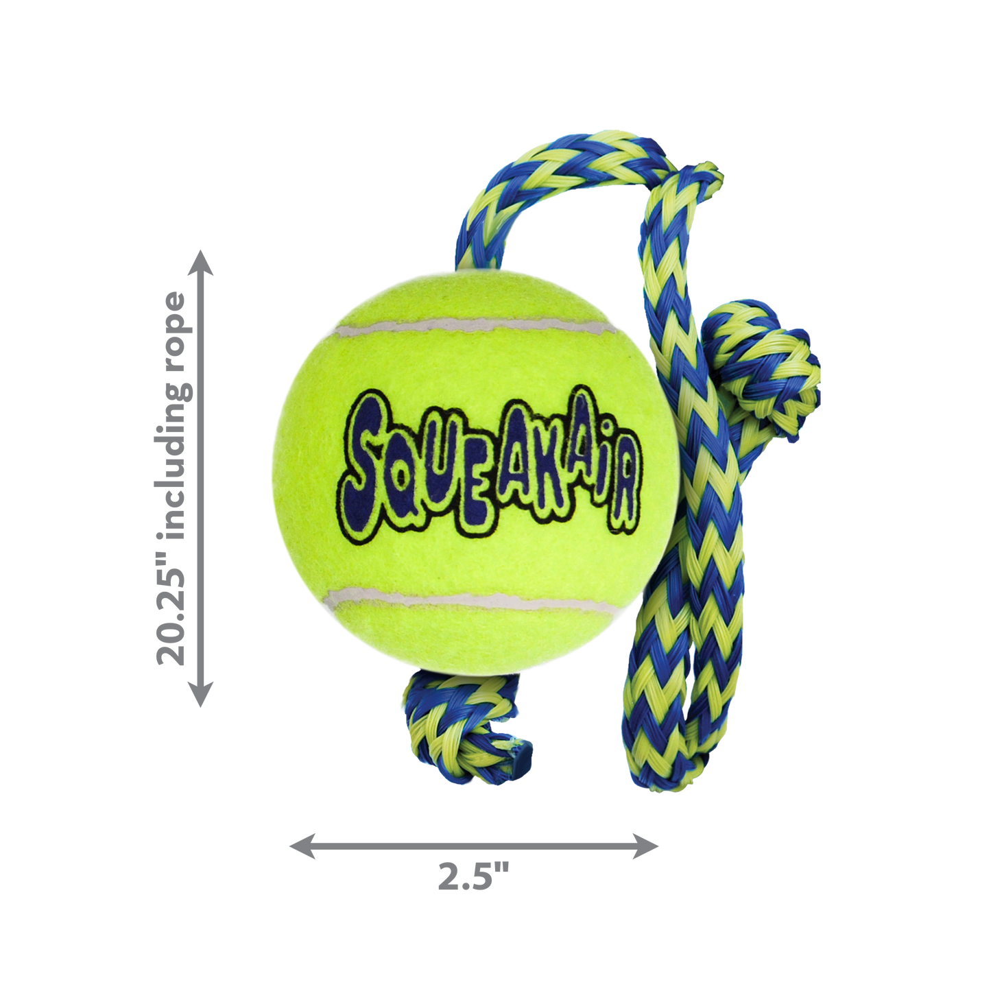 Squeakair Ball with rope
