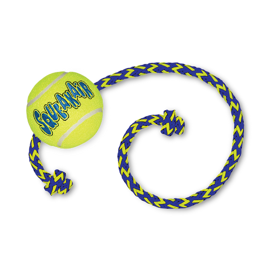 Kong SqueakAir Ball With Rope
