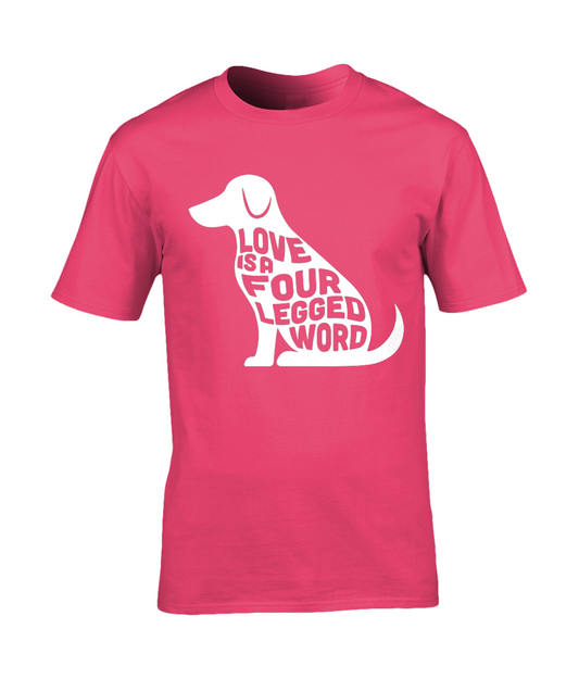 BMDR "Love is a Four Legged Word" T-Shirt - Unisex