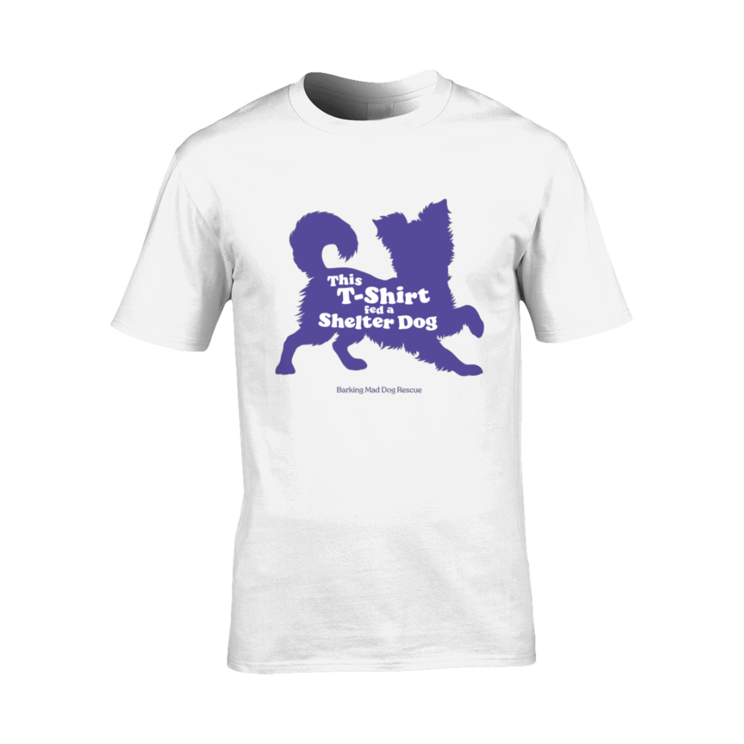 BMDR "This T-Shirt Fed a Shelter Dog" T-Shirt (Design 2)