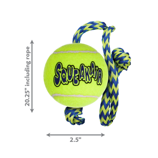 Kong SqueakAir Ball With Rope