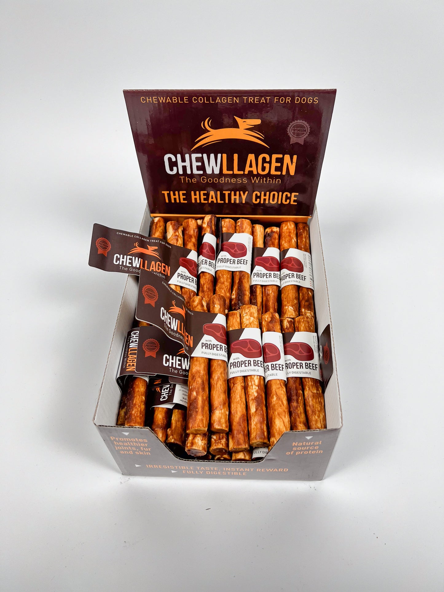 Chewllagen Roll 5" Beef or Chicken. Two pack.