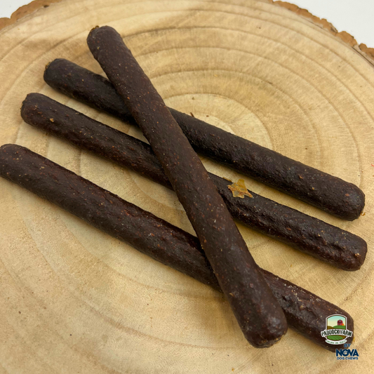 Long Gourmet Meaty Sticks. Chicken or Black Pudding