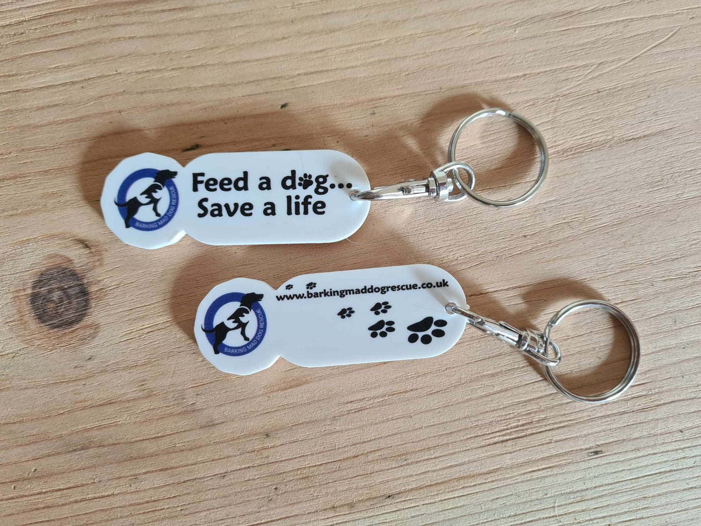 BMDR Shopping Trolley Token Keyring
