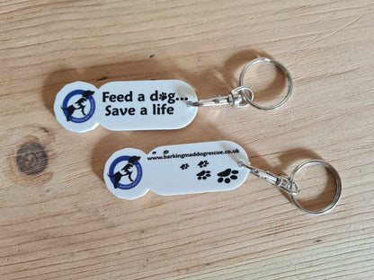 BMDR Shopping Trolley Token Keyring