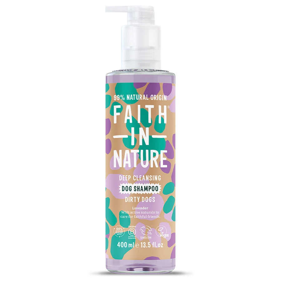 Faith in Nature Dog Shampoo 400ml - lavender, chamomile or coconut.