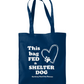 Tote - This Bag Fed a Shelter Dog, Heart.