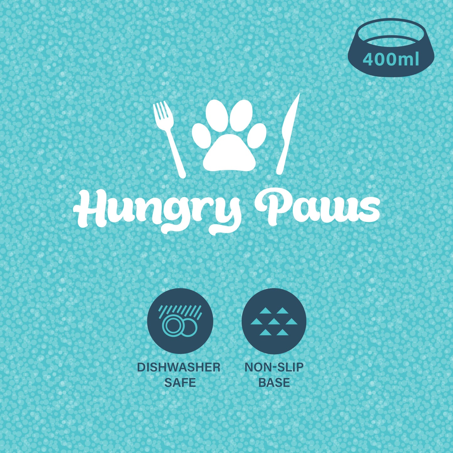 Ceramic Bowl with nonslip base - three sizes