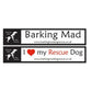 Barking Mad Dog Rescue - Car Stickers