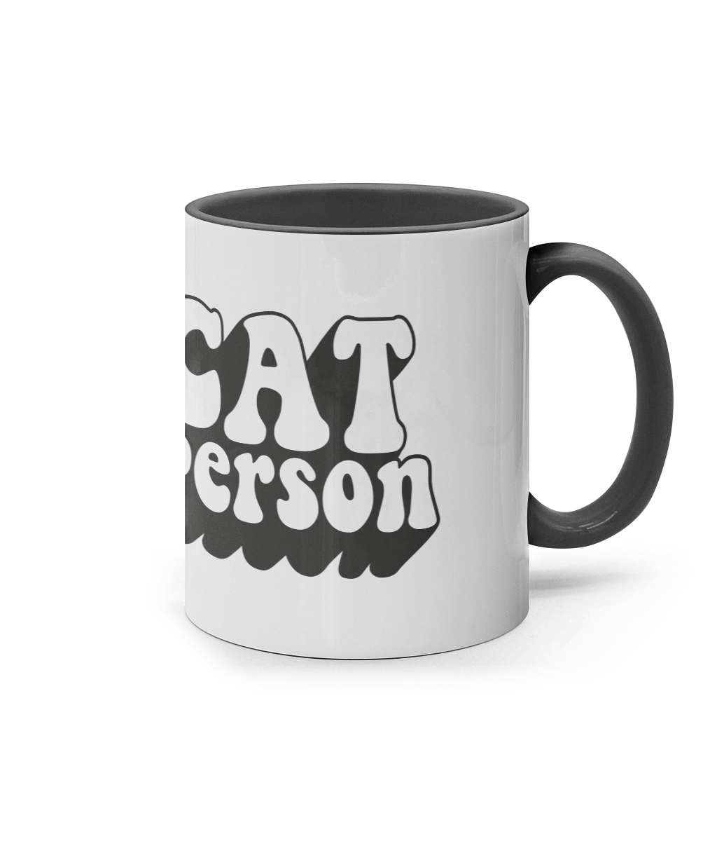 BMDR "Cat Person" - Two Tone Mug